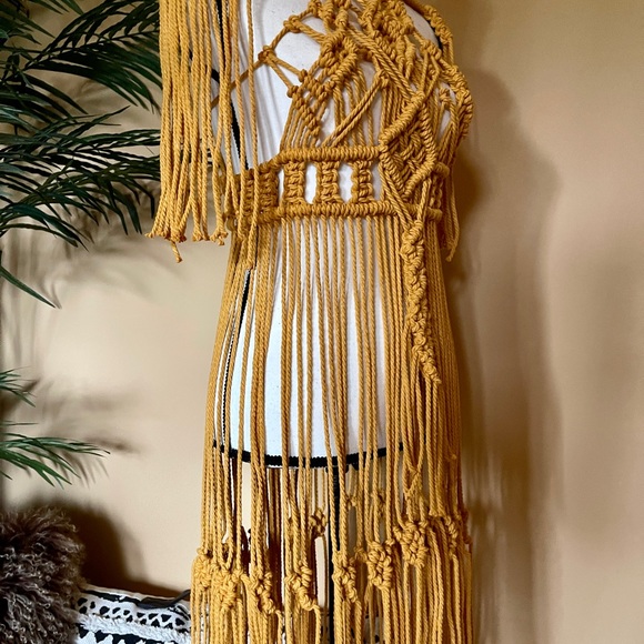 Handmade Macrame Crochet Dress - Picture 13 of 17